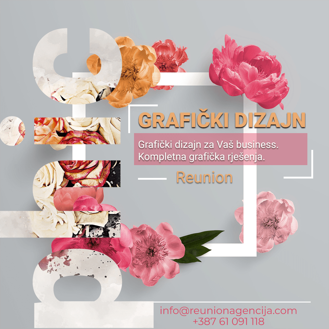 Grafički dizajn - reunion marketing agencija